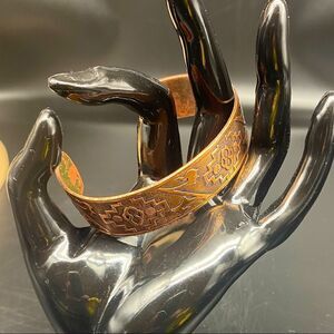 Ladies 6” copper bracelet 3/4” wide